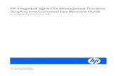 HP Integrated Lights-Out Management Processor Scripting and