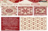 La Vie en Rouge - Moda Fabrics · 2018. 3. 12. · La Vie en Rouge. La Vie en Rougeis a classic collection of French reds and antique naturals with a fresh twist on 18th century florals