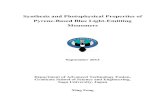 Synthesis and Photophysical Properties of Pyrene-Based Blue Light-Emitting Monomers
