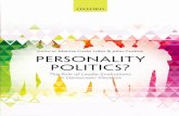 Personality Politics?: The Role of Leader Evaluations in Democratic Elections