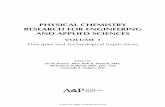 Physical chemistry research for engineering and applied sciences. Volume 1, Principles and technological implications