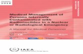 Medical Management of Persons Internally Contaminated with Radionuclides in a Nuclear or