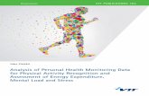 Analysis of Personal Health Monitoring Data for Physical Activity Recognition and Assessment of