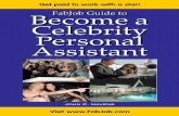 FabJob Guide to Become a Celebrity Personal Assistant