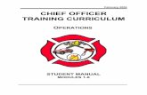 Chief Officer Training Curriculum-Operations-Modules 1 to 8-Student Manual