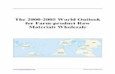 The 2000-2005 World Outlook for Farm-product Raw Materials Wholesale (Strategic Planning Series)