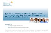 Care Coordination Tool for Transition to Long-Term and Post-Acute Care