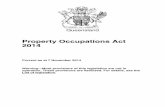 Property Occupations Act 2014