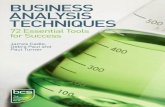 Business Analysis Techniques: 72 Essential Tools for Success