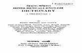 Hindi-Bengali-English Dictionary