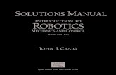 Solution manual for Introduction to Robotics Mechanics and Conrtrol