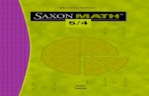 Saxon Math 5/4 3rd Student Edition Stephen Hake