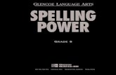 Spelling Power Workbook, Grade 6 - Glencoe