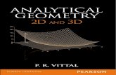 Analytical Geometry: 2D and 3D
