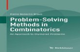 Problem-Solving Methods in Combinatorics. An Approach to
