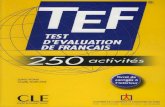 TEF, test d'©valuation de fran§ais