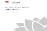 Internet - Service Description · Web viewWhere internal DNS services are provided a termination is required at the Data Centres. For external hosting, the Service could be provided