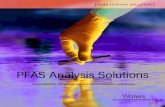 PFAS Analysis Solutions · 2020. 11. 20. · The Xevo™ TQ-S micro Mass Spectrometer is a tandem quadrupole instrument that reproduces high quality analytical performance injection