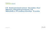 IT Administrator Guide for Mass Deployment of WebEx Productivity Tools