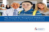 CEC's Position and Background Information on Special Education