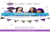 2013 Resource Kit - Purple Cake Day