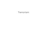 Terrorism - College of Arts & Sciences