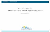 Clean Cities Alternative Fuel Price Report Jan 2012