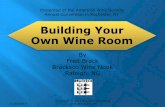 Building a Wine Room