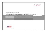 MY2010 Audi exclusive Order Guide Invoice