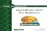 QuickBooks 2010 For Beginners