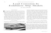 Lead Corrosion In Exhibition Ship Models - The Nautical Research Guild