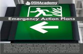 OSHAcademy Course 717 Study Guide Emergency Action Plans