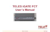 TELES iGATE FCT Userâ€™s Manual - Onedirect. Vendita Cuffie