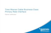 Time Warner Cable Business Class Primary Rate Interface
