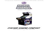 Arcade Legends 3 Manual