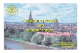 Quantum physics number theory - National Centre for Physics