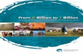 From 6 Billion to 7 Billion - The Population Institute