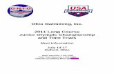 Ohio Swimming, Inc. 2011 Long Course Junior Olympic Championship