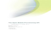 The Open Mobile Provisioning API