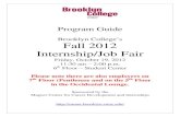 Brooklyn Collegeâ€™s Fall 2012 Internship/Job Fair