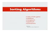 Sorting Algorithms - Computer Science Department at Princeton