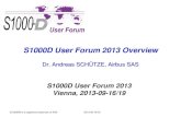 S1000D User Forum 2013 Overview