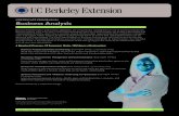 Business Analysis - UC Berkeley Extension - University of California