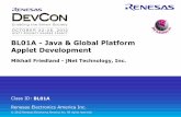 BL01A - Java & Global Platform Applet Development