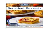 Mr. Food Decadent Desserts eCookbook
