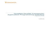 Teradata Parallel Transporter Application Programming Interface