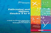 Patterning and Algebra, Grades 4 to 6 - EduGains