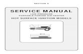 SERVICE MANUAL - Master Parts: Remington Parts, Comfort Glow Parts