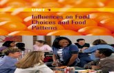 Unit 1 Influences on Food Choices and Food Patterns