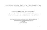 DEPARTMENT OF PSYCHOLOGY CALIFORNIA STATE UNIVERSITY, FULLERTON